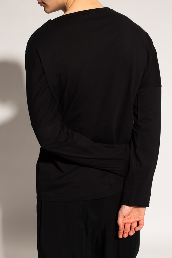 Black Long sleeve T-shirt Yohji Yamamoto - Vitkac KR